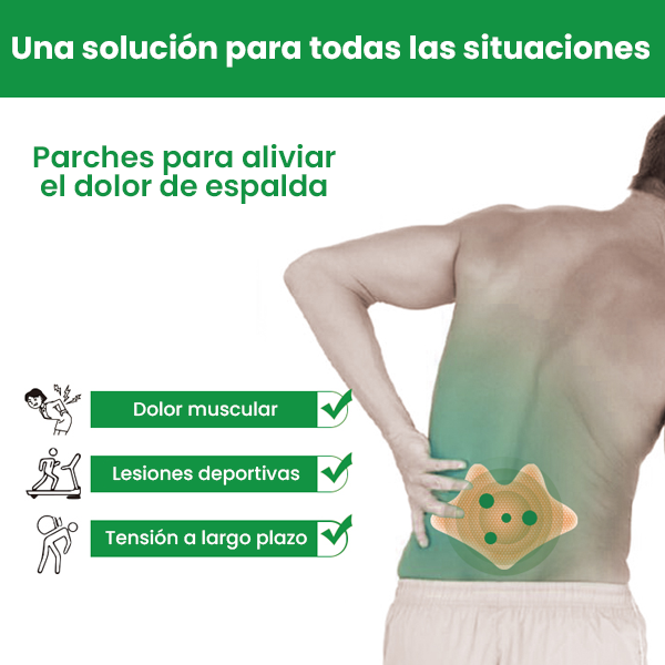 Parches para el dolor lumbar - CAJA X 10 PARCHES