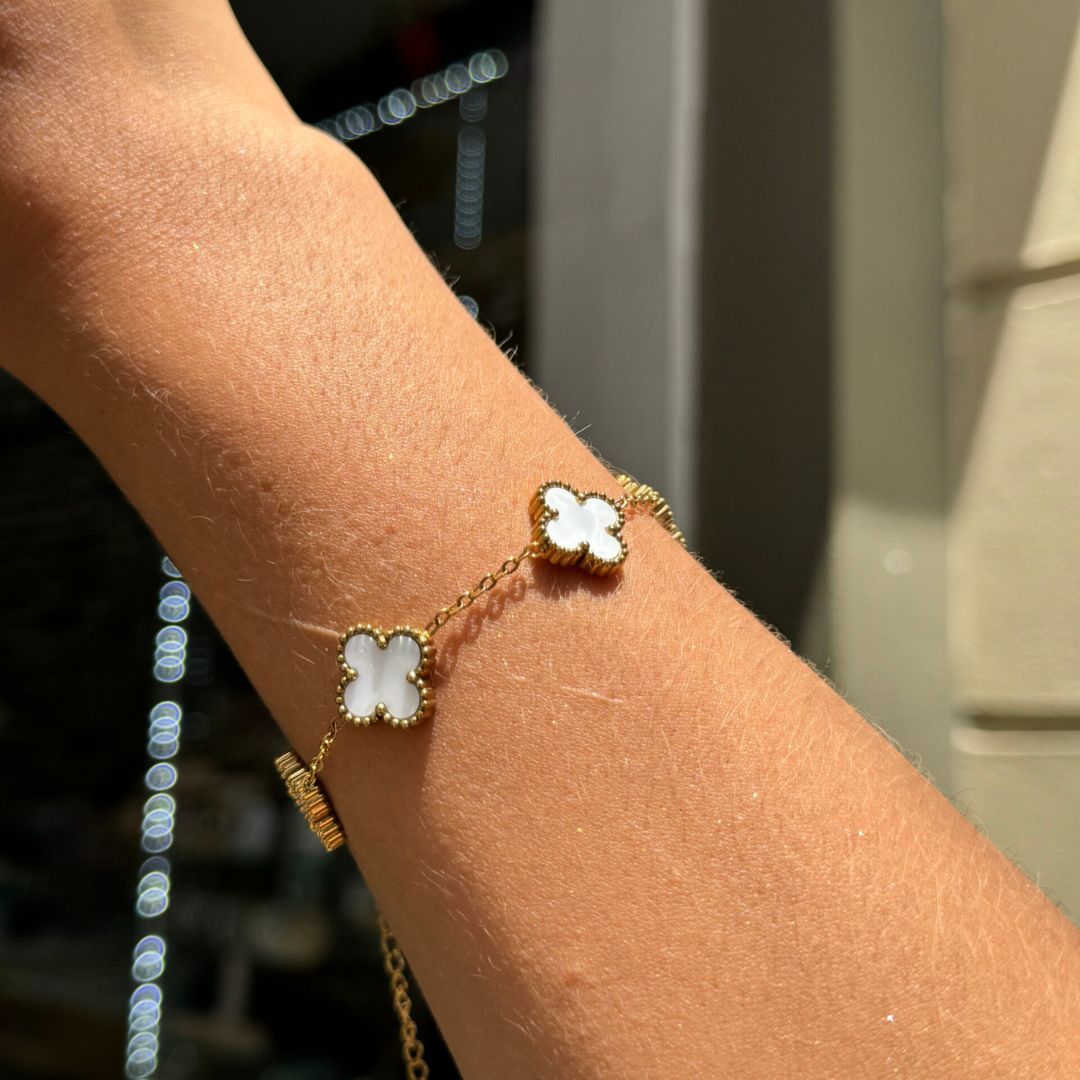 Pulsera Van Cleef Trebol Con Caja