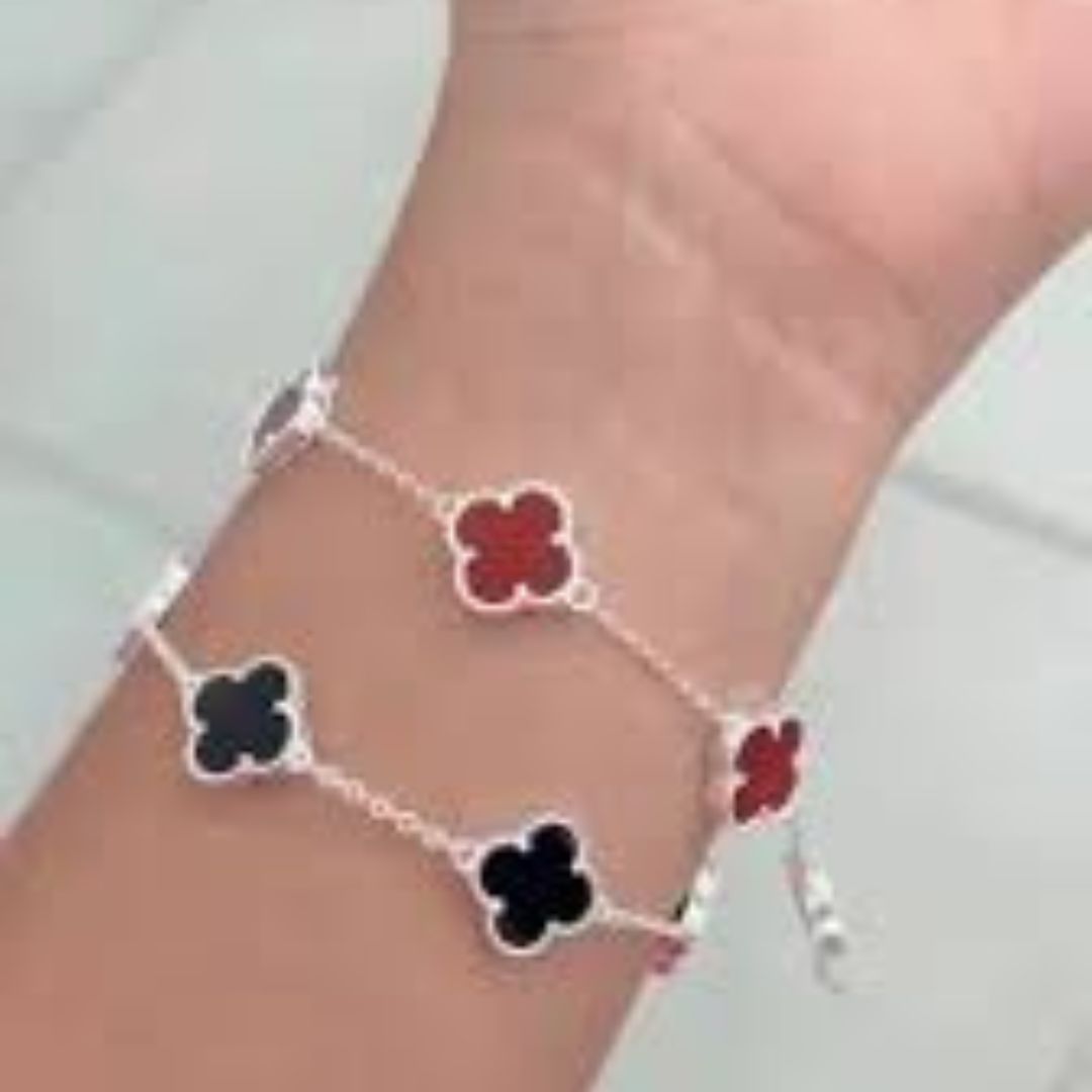 Pulsera Van Cleef Trebol Con Caja