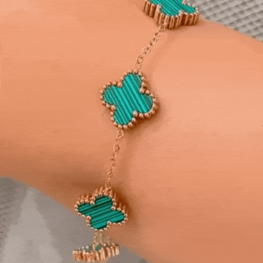 Pulsera Van Cleef Trebol Con Caja