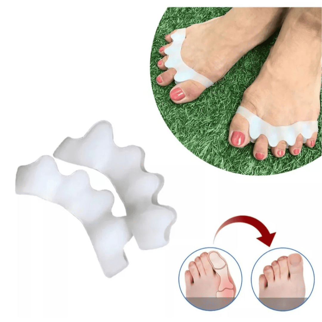 Separador De Dedos De Silicona Par